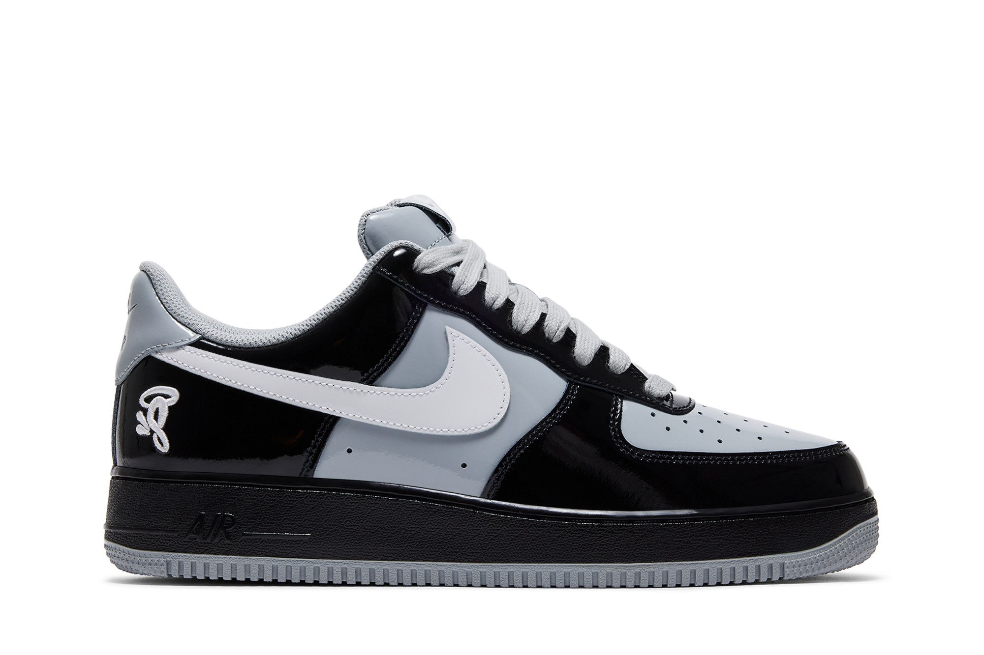 Central Cee x Nike Air Force 1 Low 'Black White Smoke Grey' IO9974-010