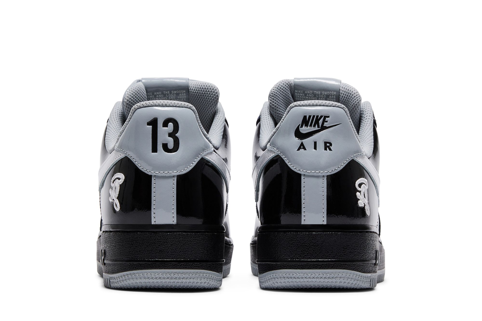 Details for セントラル・シー x ナイキ エアフォース1 ロー ''ブラック ホワイト スモークグレー'' IO9974-010