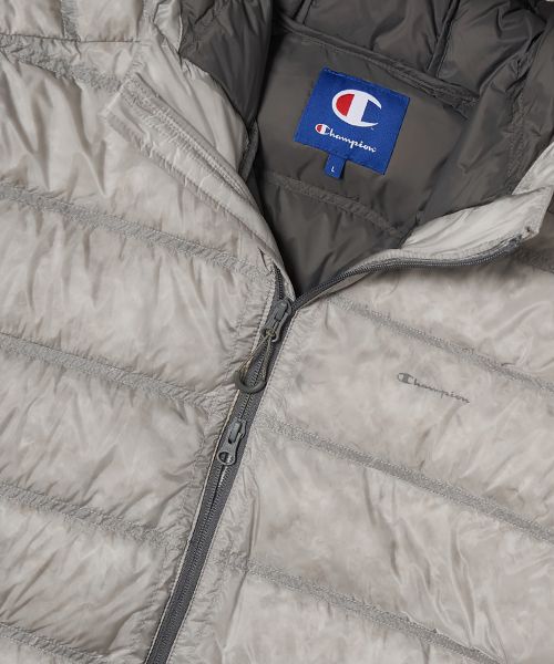 Cheap Champion Jaket Down Hoodie 2WAY Abu Muda CHFJP9A09LG