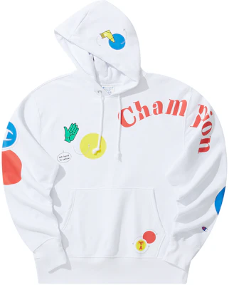 Champion × Hasbro 经典标志厚款连帽卫衣 男女同款 白色 UM-USW80 Buy Champion × Hasbro 经典标志厚款连帽卫衣 男女同款 白色 UM-USW80
