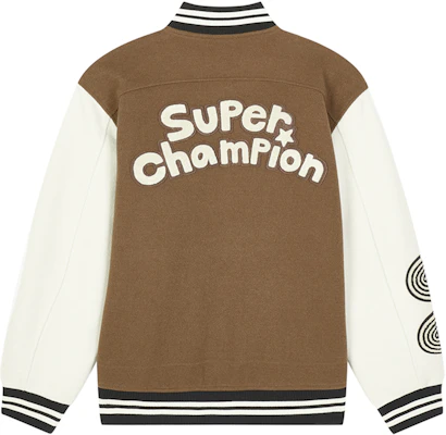 Champion × POP MART Molly Logo Retro Snap Button Jacket Unisex Casual Outerwear U4COTSU022 7