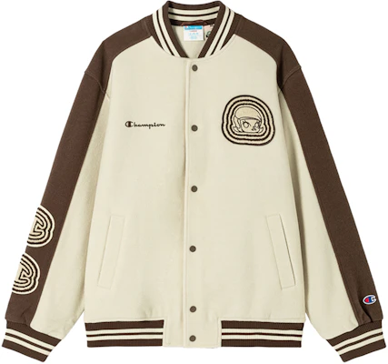 Champion × POP MART Molly Logo Retro Snap Button Jacket Unisex Casual Outerwear U4COTSU022 Order Champion × POP MART Molly Logo Retro Snap Button Jacket Unisex Casual Outerwear U4COTSU022
