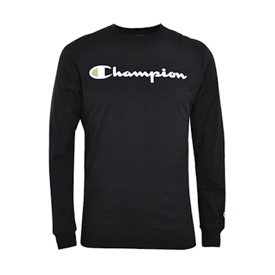 Champion × The Simpsons FW21 Logo Print Crewneck Sweatshirt Black Unisex GT78H-Y07808-003