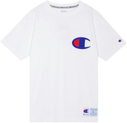 Champion Action Style Big C Logo Unisex Crewneck T-Shirt White (Japan Edition) C3-R304-C010 Buy Champion Action Style Big C Logo Unisex Crewneck T-Shirt White (Japan Edition) C3-R304-C010