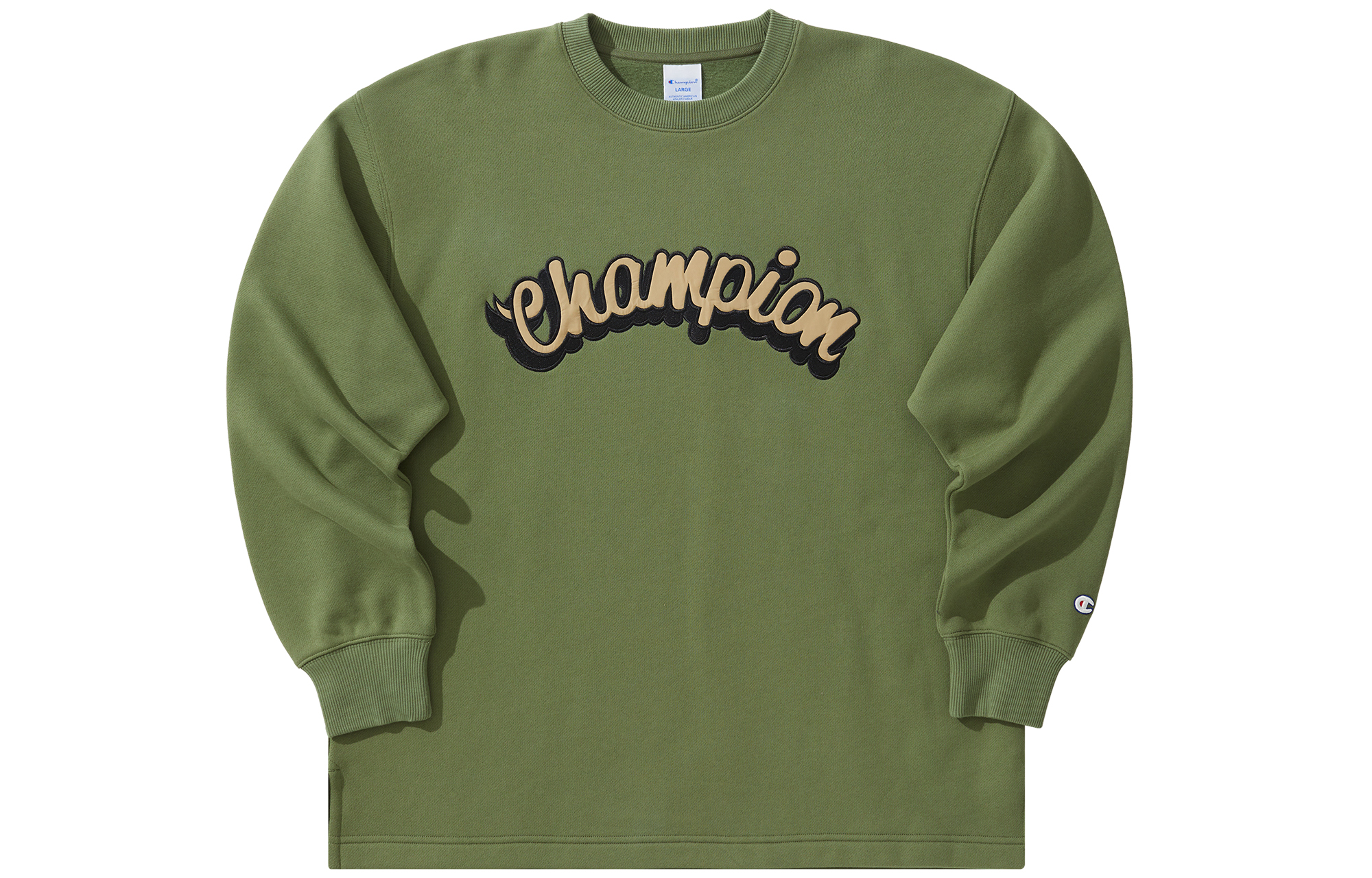 Champion Action Style Embroidered Logo Crewneck Sweatshirt Japan Winter Unisex C3-U016