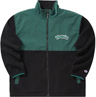 Champion Action Style Print Logo Colorblock Zip-Up Winter Fleece Jacket Unisex Japan C3-U612 Champion Action Style Print Logo Colorblock Zip-Up Winter Fleece Jacket Unisex Japan C3-U612