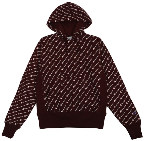 champion-all-over-print-logo-hoodie-unisex-burgundy-us-version-s2974-cpb