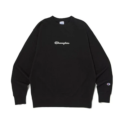 Champion Basic Crewneck Pullover Sweatshirt Black CKTS3F401BK