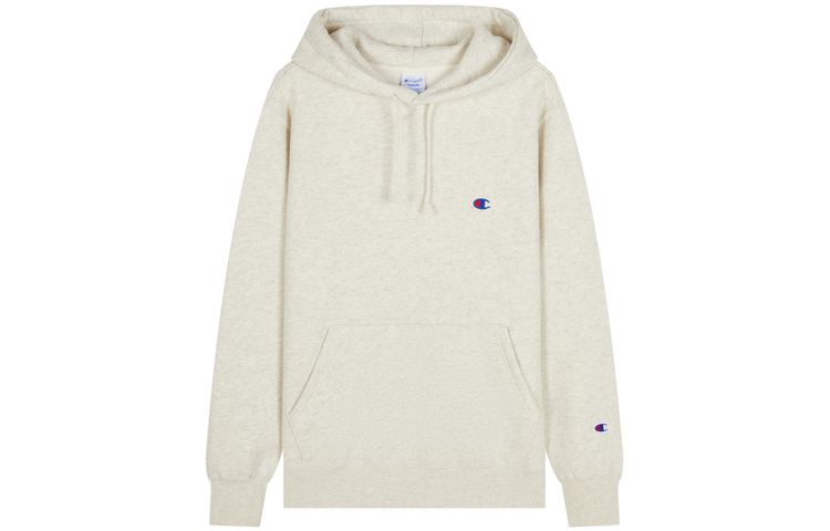 Champion Basic Fleece Hoodie with Embroidered C-Logo - Unisex Pullover C3-Y139