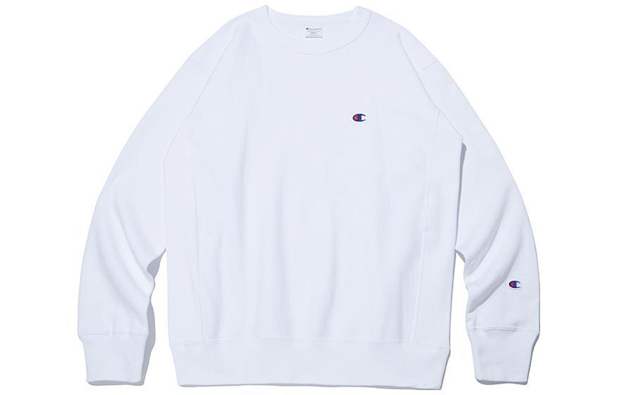 Champion Basic Pullover Crewneck Sweatshirt White CKTS3F303WT