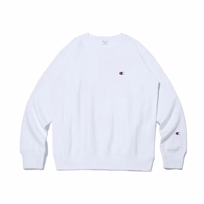 Champion Basic Pullover Crewneck Sweatshirt White CKTS3F303WT