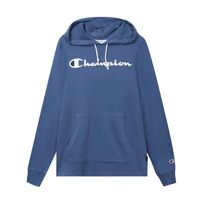 Champion Basic Script Logo Pullover Sweatshirt Navy Blue Unisex (US Version) T4177-549921-RB