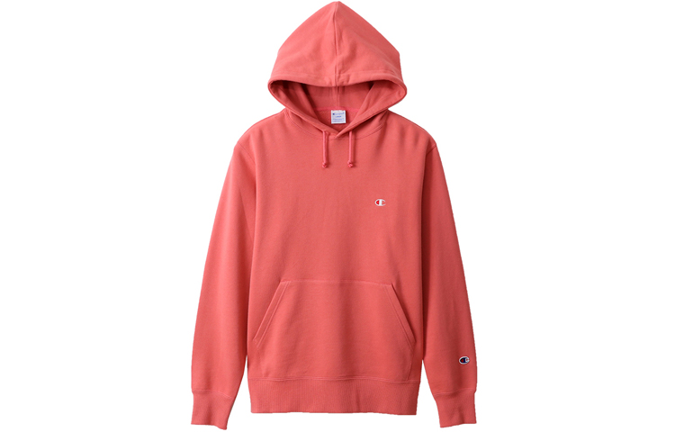 Champion Basic Small Logo Embroidered Hoodie Japan Unisex - Pink C3-Q101-920