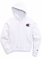Champion Big C Logo Hoodie Pullover White (Unisex, US Fit). GF68Y07472WHC