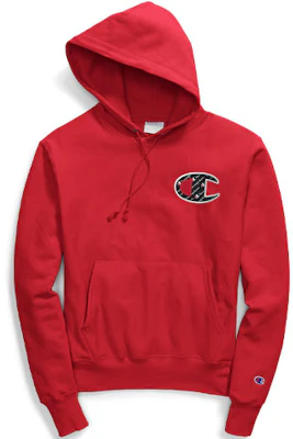 Champion Hoodie Big C Logo Patch Merah Pullover (Unisex, Versi US) GF68-Y07472-2WC Buy Champion Hoodie Big C Logo Patch Merah Pullover (Unisex, Versi US) GF68-Y07472-2WC