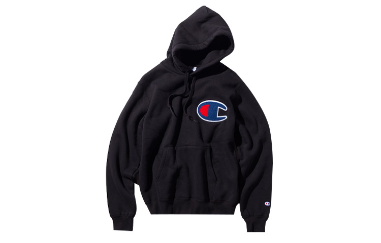 Order Champion Big C Logo Pullover Hoodie Japanese Edition Black C3-E127-090