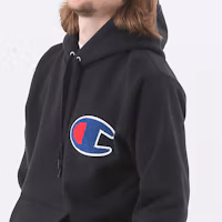 Shop Sudadera Champion Big C Logo Edición Japonesa Negra. C3-E127-090