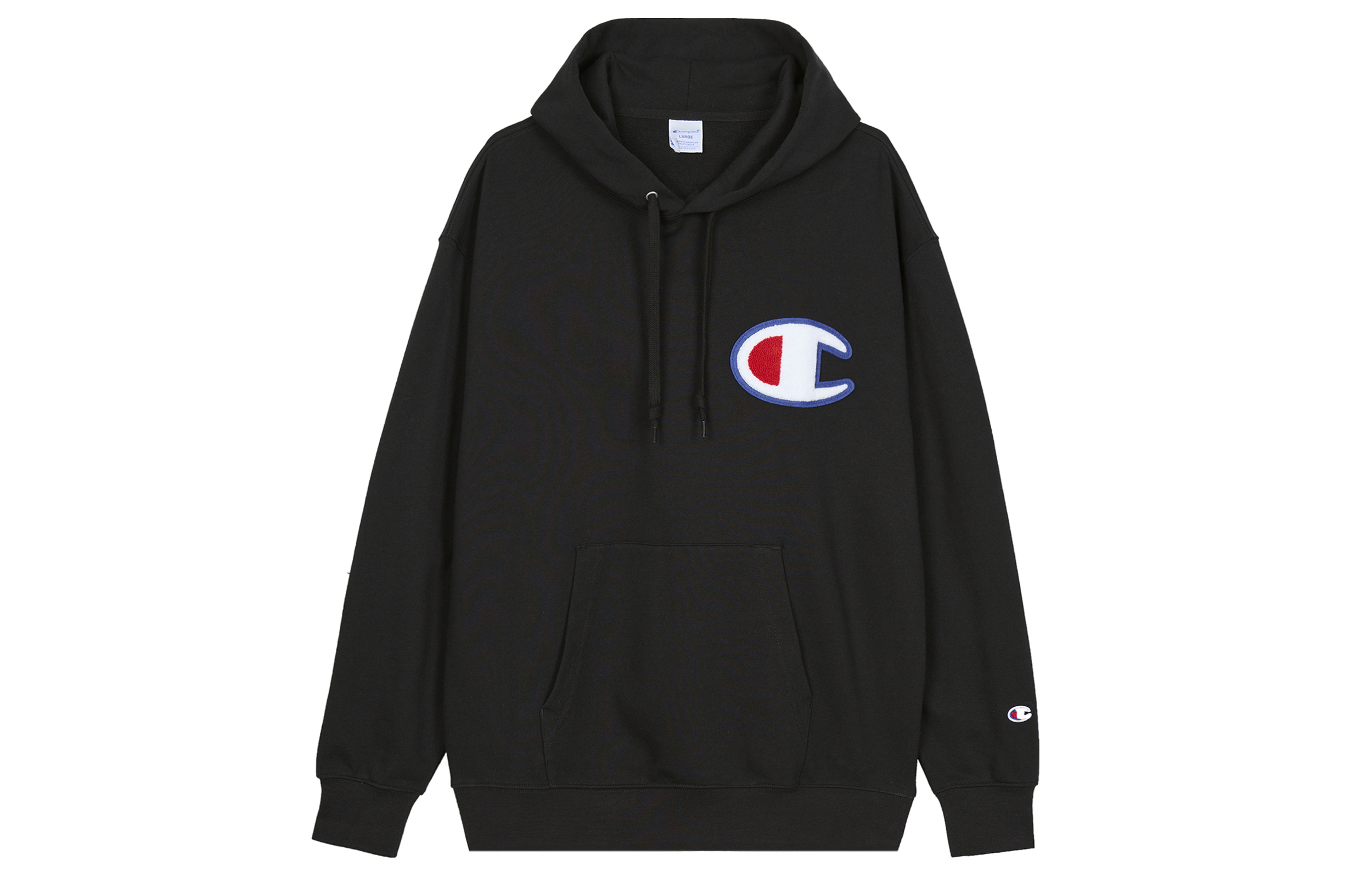 Champion Big C Logo Pullover Sweatshirt Unisex Black C3-R101-C090