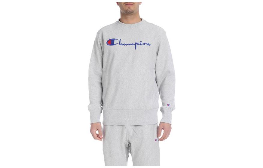 Champion Big Logo Crewneck Sweatshirt Grey 210975-EM004