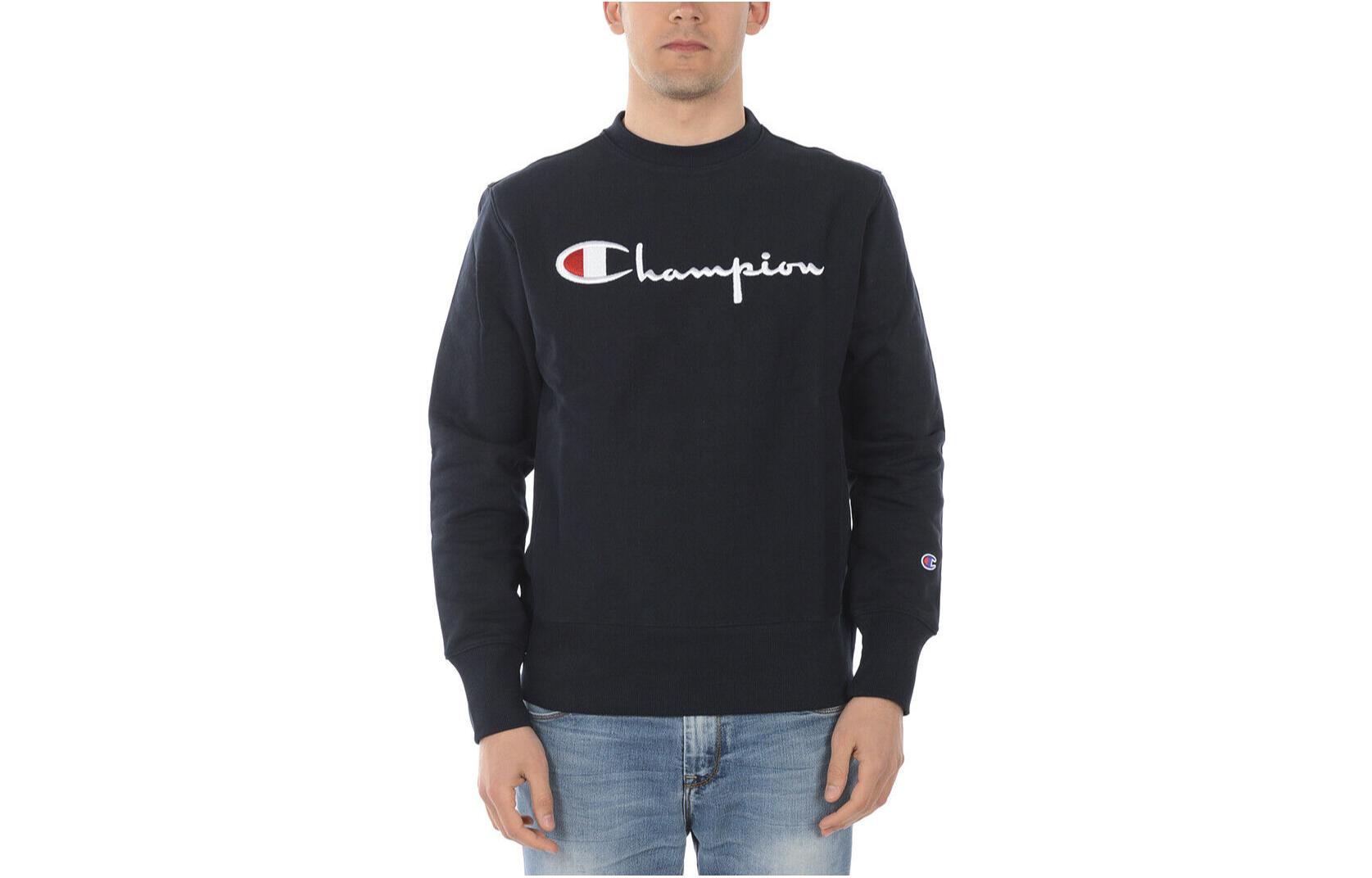 Champion Big Logo Sweatshirt Black 210975-BS501