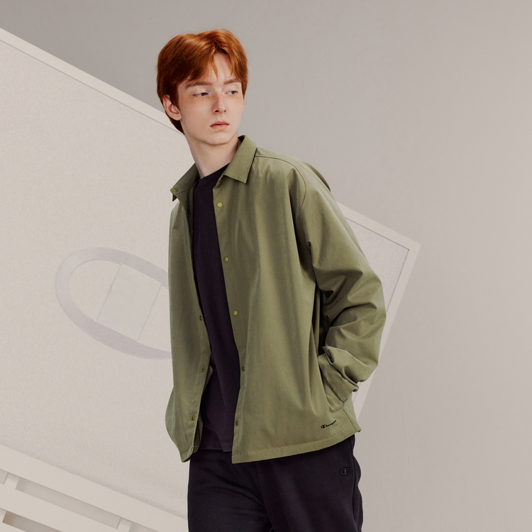 Details for Champion Black Edition Polo Long Sleeve Shirt with Minimal Logo Unisex Japan Release C3-Y417