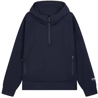 Champion Black Edition Unisex Half-Zip Minimalist Sweatshirt Japan Edition U4ASWJM37 4
