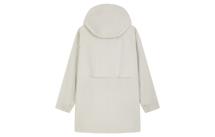 Lookbook 冠军黑色版男女连帽长外套休闲日系风格 U4AOTJM07