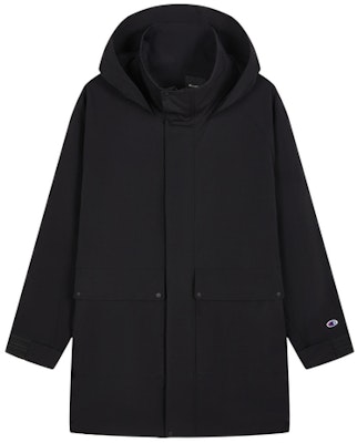 冠军黑色版男女连帽长外套休闲日系风格 U4AOTJM07 Shop 冠军黑色版男女连帽长外套休闲日系风格 U4AOTJM07