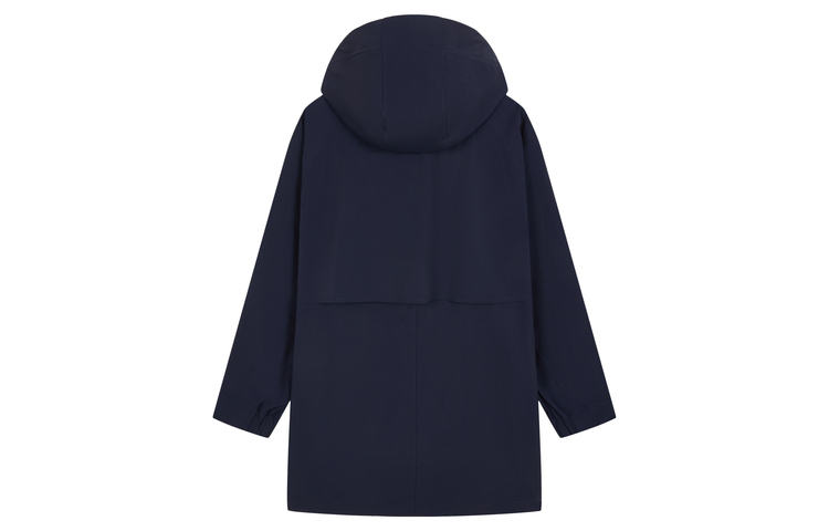 Sizing 冠军黑色版男女连帽长外套休闲日系风格 U4AOTJM07