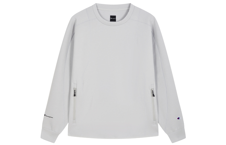 Champion Black Edition Unisex Minimalist Double-Zip Pullover Crewneck Sweatshirt U4ASWJM36