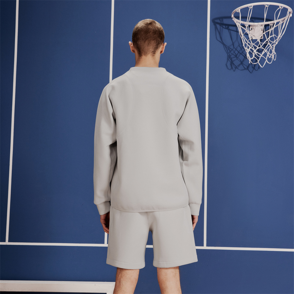 Details for Champion Black Edition Unisex Minimalist Double-Zip Pullover Crewneck Sweatshirt U4ASWJM36