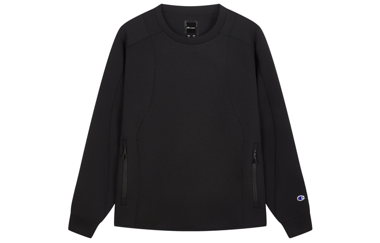 Sizing Champion Black Edition Unisex Minimalist Double-Zip Pullover Crewneck Sweatshirt U4ASWJM36