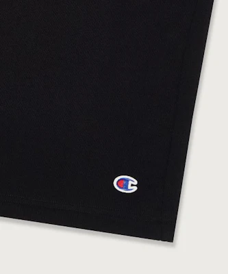 Champion C Logo Loose Fit Bermuda Sweat Shorts Black CHPU261KBSR035BK 3
