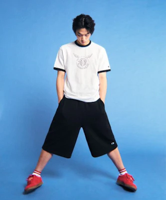 Champion C Logo Loose Fit Bermuda Sweat Shorts Black CHPU261KBSR035BK Order Champion C Logo Loose Fit Bermuda Sweat Shorts Black CHPU261KBSR035BK