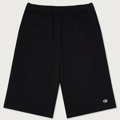 Champion C Logo Loose Fit Bermuda Sweat Shorts Black CHPU261KBSR035BK Cheap Champion C Logo Loose Fit Bermuda Sweat Shorts Black CHPU261KBSR035BK