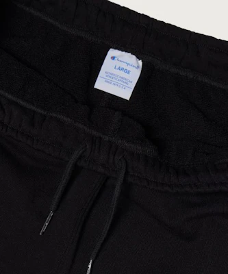 Champion C Logo Loose Fit Bermuda Sweat Shorts Black CHPU261KBSR035BK 2