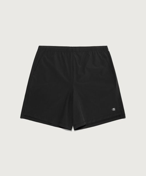 Order Shorts Negros Champion C Logo Tejidos 7 Pulgadas CHPM252KASP010BK0