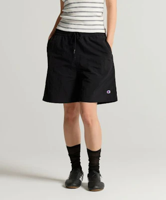 Champion C Logo Woven String Shorts Black CHPU252KBSP006BK0 Buy Champion C Logo Woven String Shorts Black CHPU252KBSP006BK0