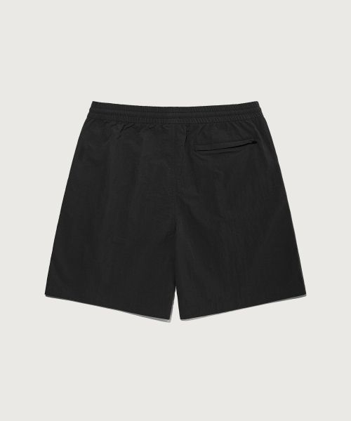 Lookbook Champion C Logo Woven String Shorts Black CHPU252KBSP006BK0