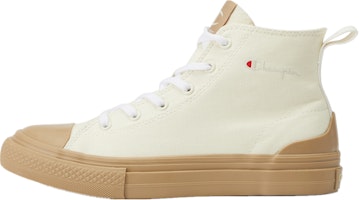 Champion Campus 'Embroidered Logo Comfort High-Top Canvas - Cream' U1CFCVU04D1 Champion Campus 'Embroidered Logo Comfort High-Top Canvas - Cream' U1CFCVU04D1