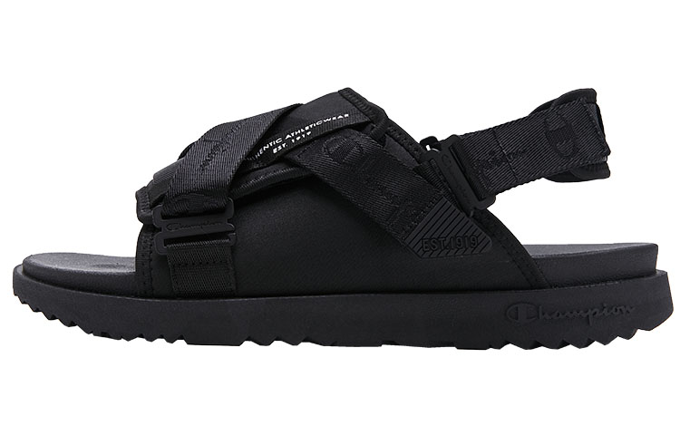 Champion Campus 'Format Black Sandal' U3BFASU01U1