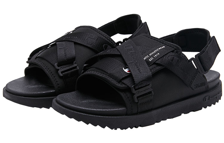 Lookbook Champion Campus 'Format Black Sandal' U3BFASU01U1