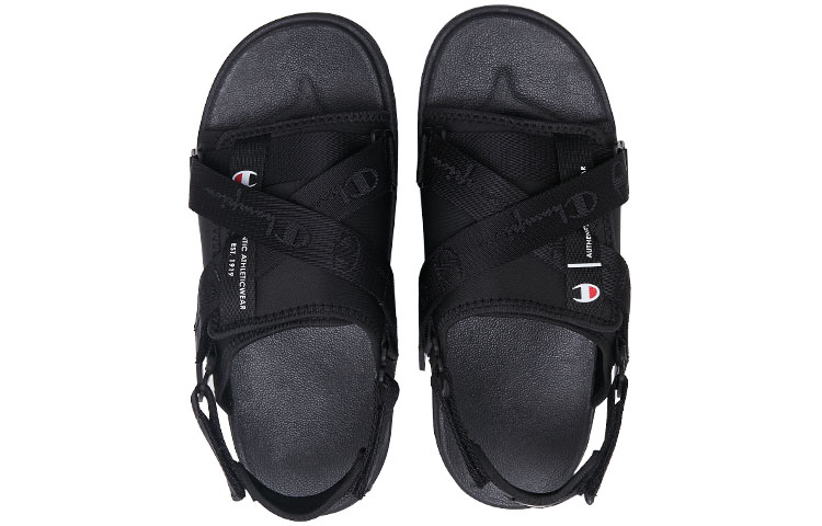 Shop Champion Campus 'Format Black Sandal' U3BFASU01U1