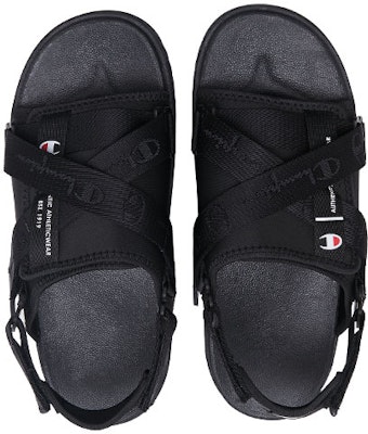 チャンピオン キャンパス フォーマット サンダル (黒) U3BFASU01U1 Shop チャンピオン キャンパス フォーマット サンダル (黒) U3BFASU01U1