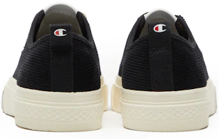 Shop Champion校園系列 Campus Lite Low 燈芯絨面硫化底休閒板鞋 黑色