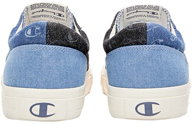 Champion Campus Blanco Leche y Azul Medianoche 'Logo Monograma Denim' U3BFCVU01M8 Shop Champion Campus Blanco Leche y Azul Medianoche 'Logo Monograma Denim' U3BFCVU01M8
