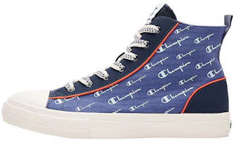Champion Campus Mono High 1.0 'Blue Orange' U2CFCVM02M1 Champion Campus Mono High 1.0 'Blue Orange' U2CFCVM02M1