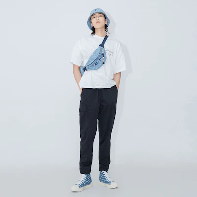Champion Campus Mono High 'Denim Blue Logo Print' U2BFCVU08M1 Details for Champion Campus Mono High 'Denim Blue Logo Print' U2BFCVU08M1