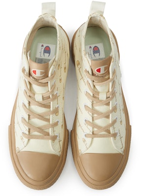 Champion Campus Mono High 'Tan Logo Clash' - Zapatillas Altas Logo Marrón Claro U1CFCVU01D1 Lookbook Champion Campus Mono High 'Tan Logo Clash' - Zapatillas Altas Logo Marrón Claro U1CFCVU01D1