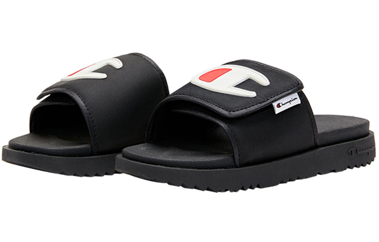 Lookbook Champion Campus Slide '1919 Big C-Logo Black' U3BFASM03U1